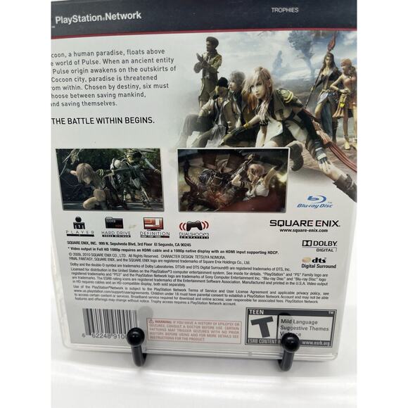 Final Fantasy XIII Sony PlayStation 3 PS3 Game Complete With Manual Tested - Picture 5 of 8